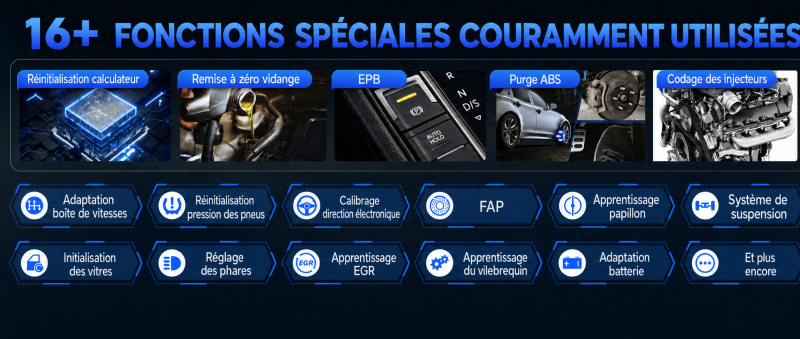 XTOOL fonctions